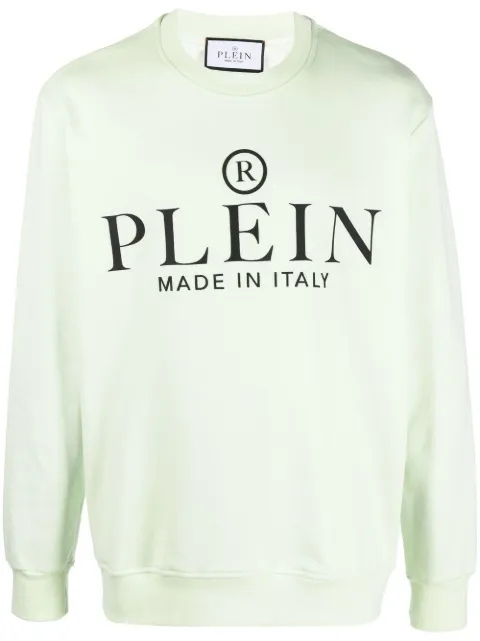 Philipp Plein logo-print crew neck sweatshirt