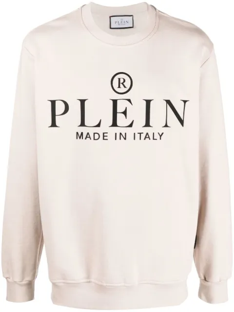 Philipp Plein logo-print crew-neck sweatshirt