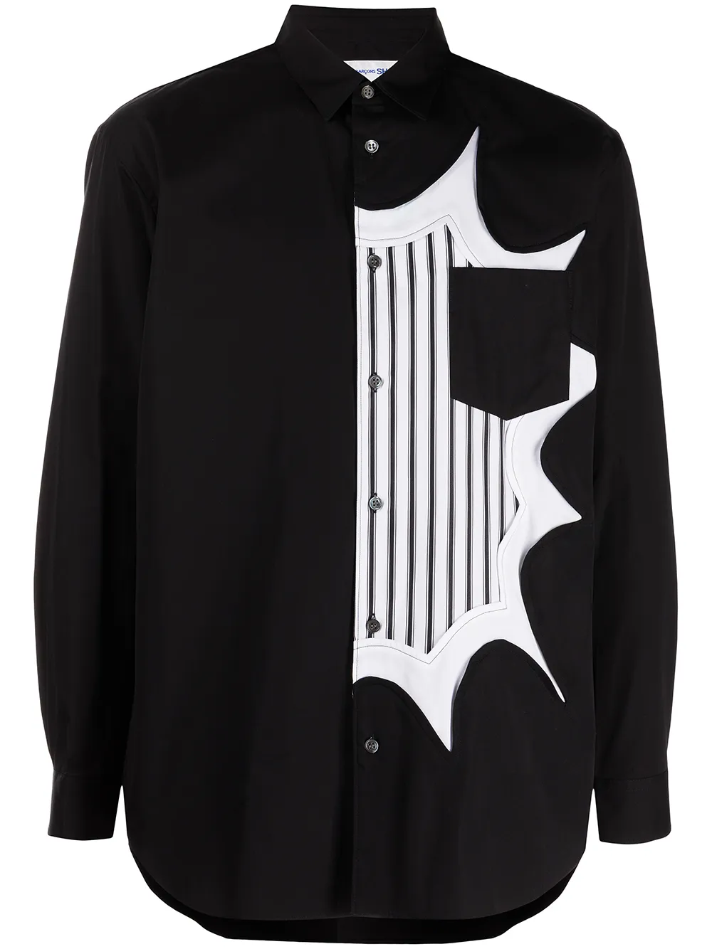 

Comme Des Garçons Shirt camisa manga larga con apliques - Negro