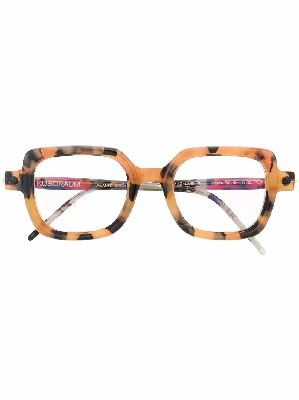 

Kuboraum tortoiseshell-frame glasses - Brown