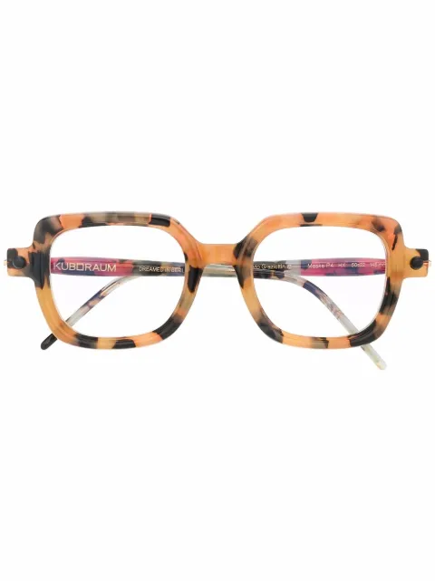 Kuboraum tortoiseshell-frame glasses