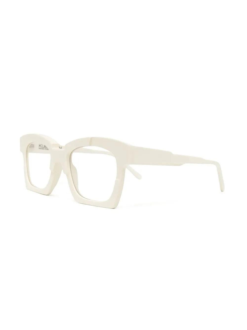 Kuboraum Bril met vierkant montuur - Beige
