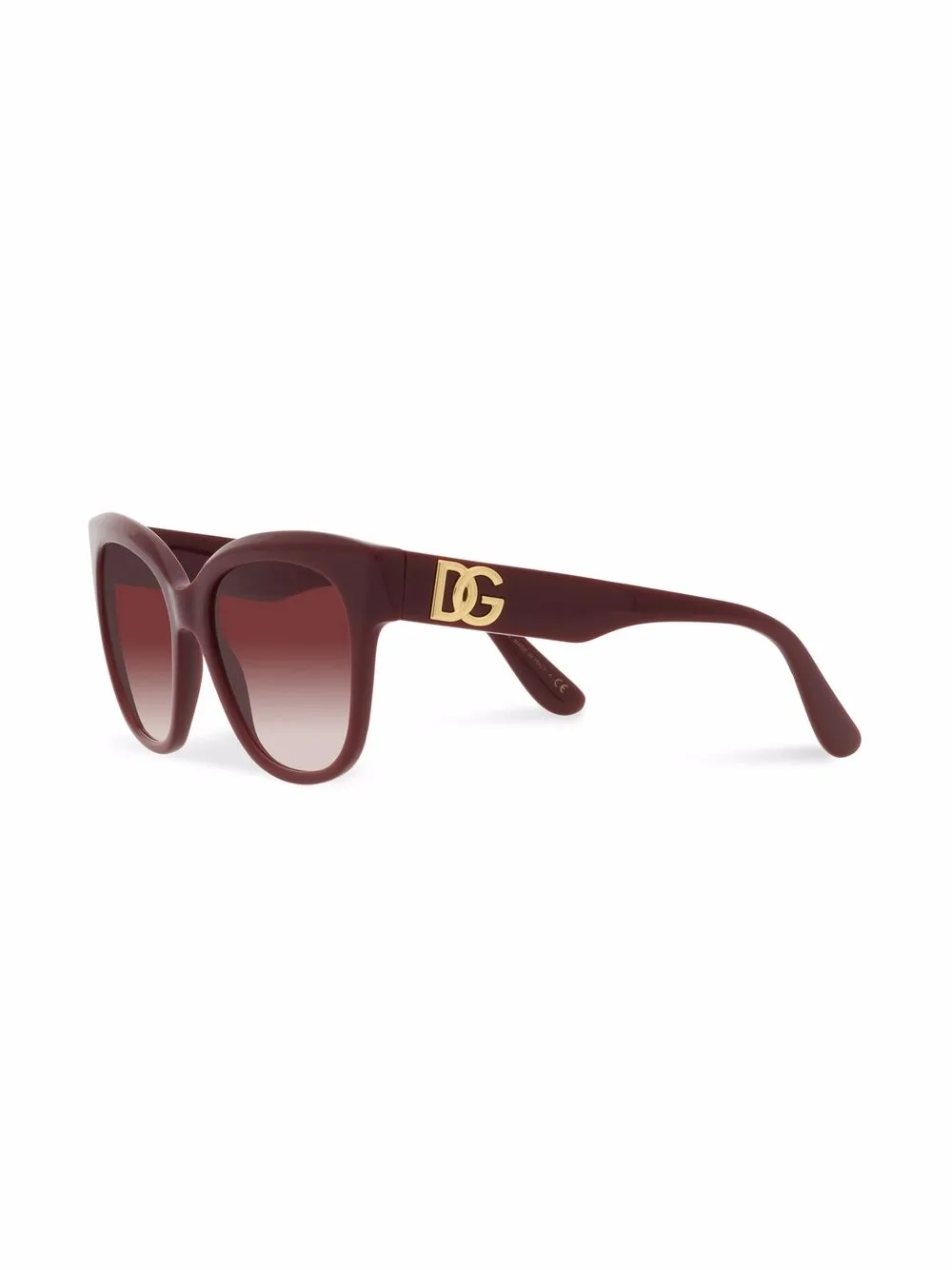 Dolce & Gabbana Eyewear DG zonnebril met gekruiste montuur - Rood