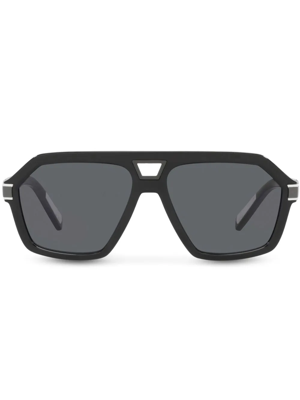 

Dolce & Gabbana Eyewear lentes de sol con armazón aviador - Gris