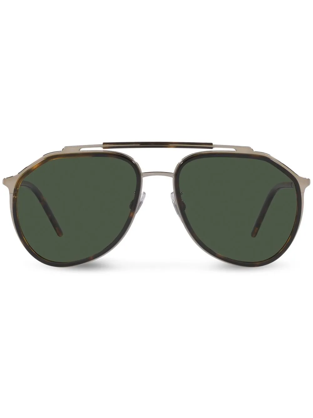 

Dolce & Gabbana Eyewear lentes de sol con armazón estilo piloto - Verde