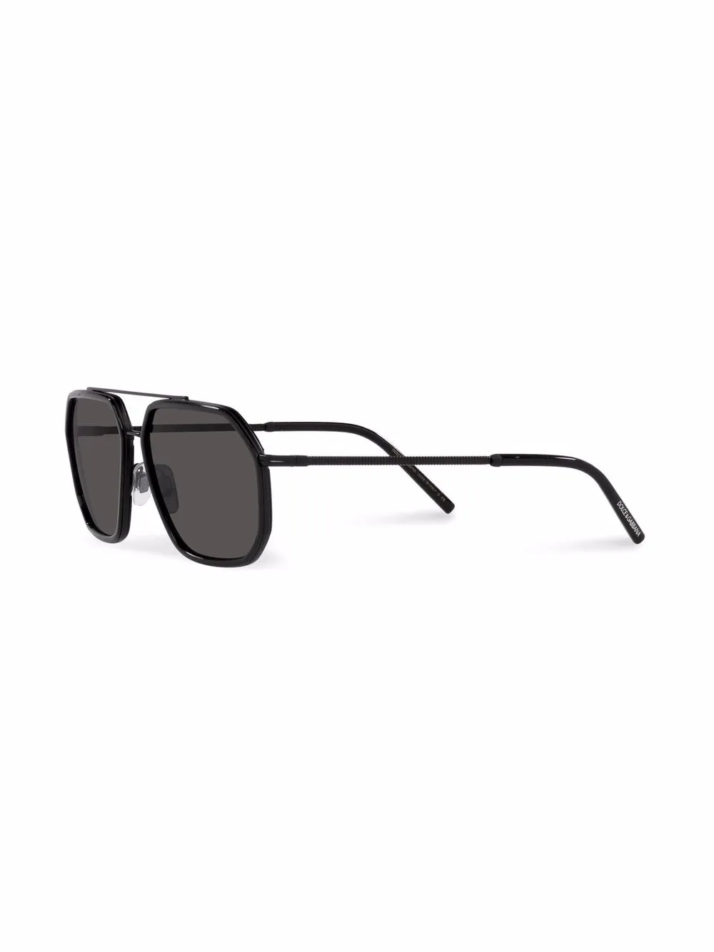 Dolce & Gabbana Eyewear Zonnebril met bewerkt montuur - Grijs