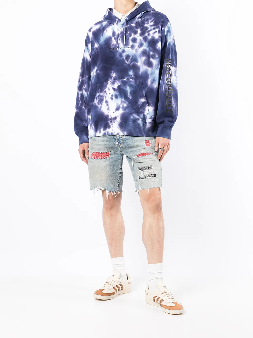 Children Of The Discordance tie dye-print pullover hoodie | Hoodies | Image 2
