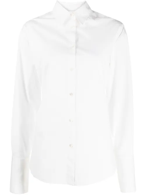 Chemise en coton à détail de boucle - Monse - Modalova