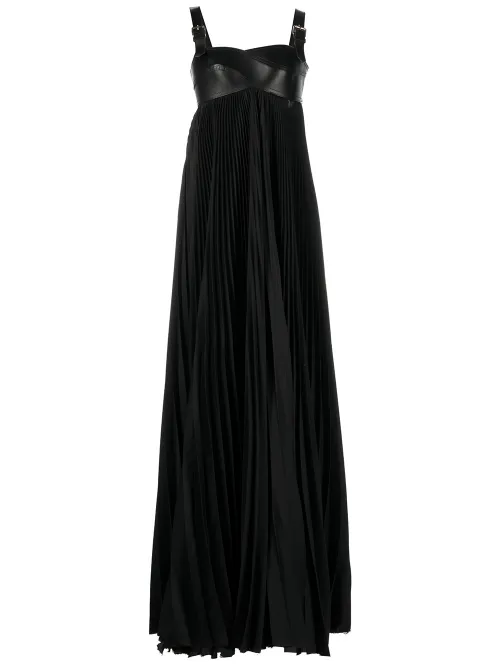 Robe longue plissée à taille empire - Monse - Modalova