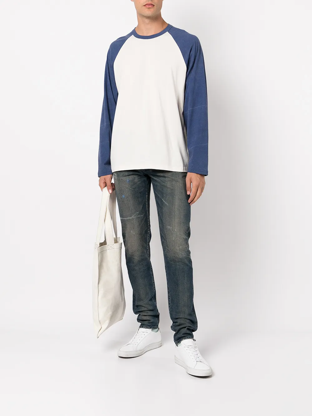 John Elliott Straight jeans - Blauw