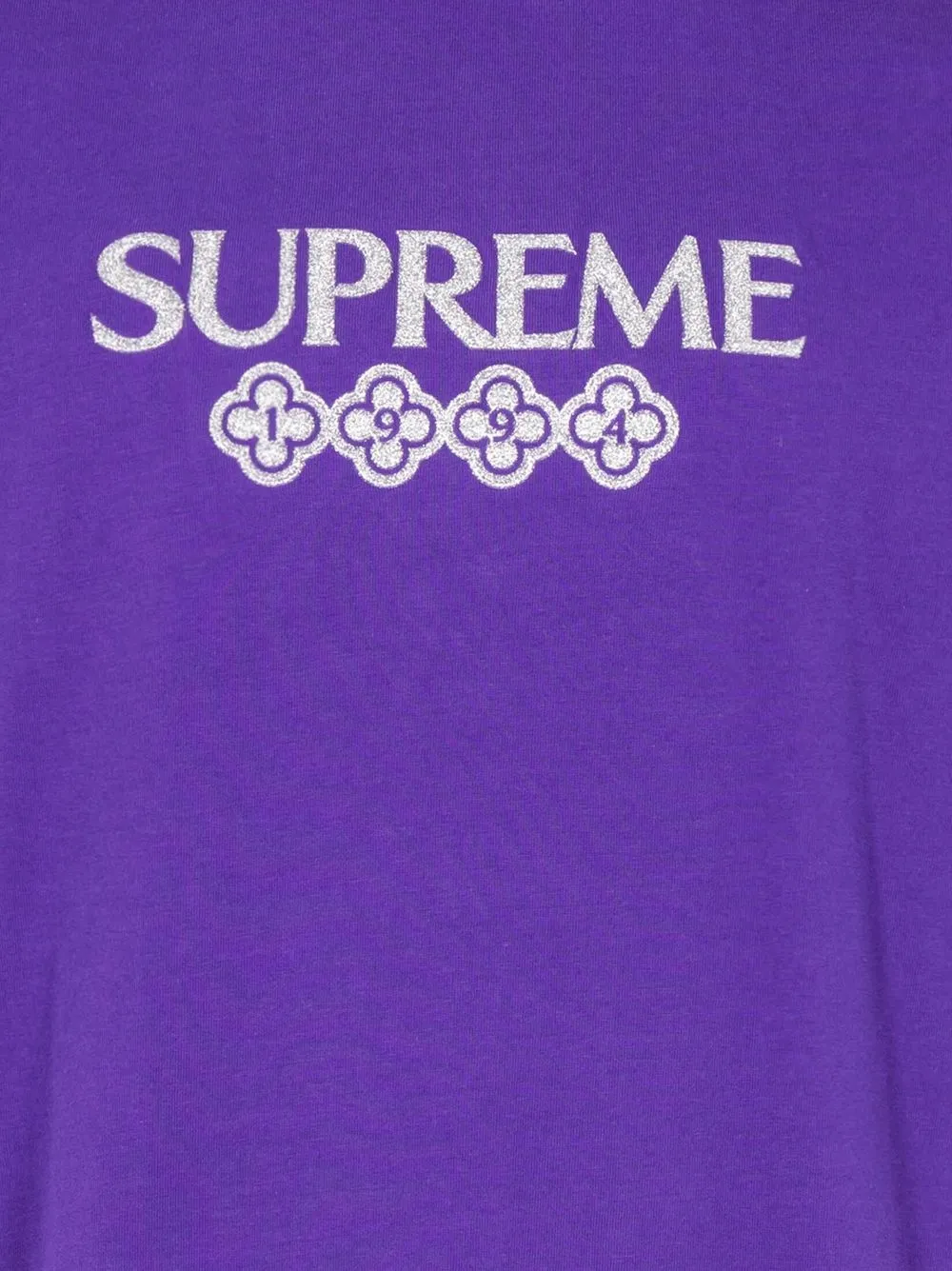 Supreme store glitter shirt