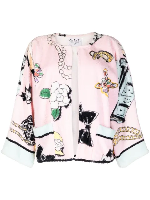 CHANEL Pre-Owned 1980-1990s Icon terry-cloth jacket