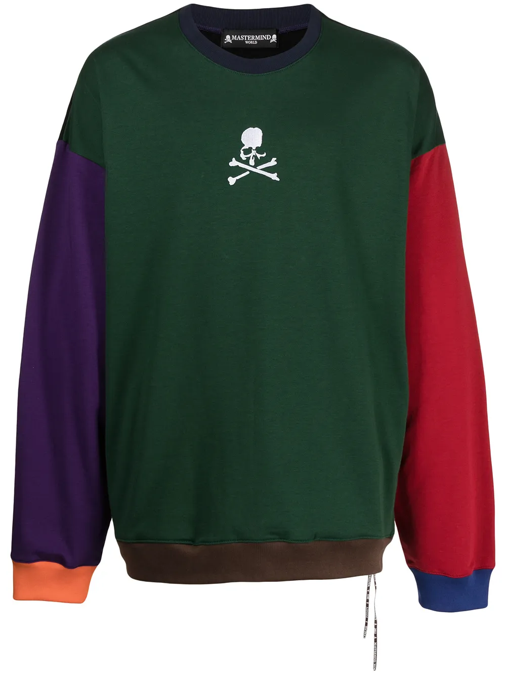 Mastermind World Oversized colour block Sweatshirt Farfetch