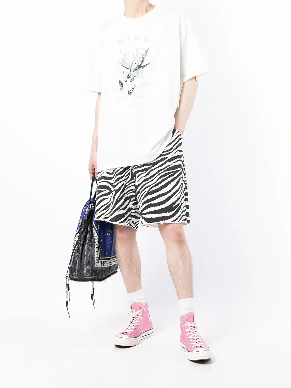 FIVE CM T-shirt met print - Wit