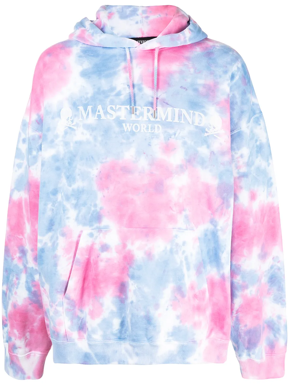 

Mastermind World sudadera con motivo tie-dye y logo estampado - Rosado