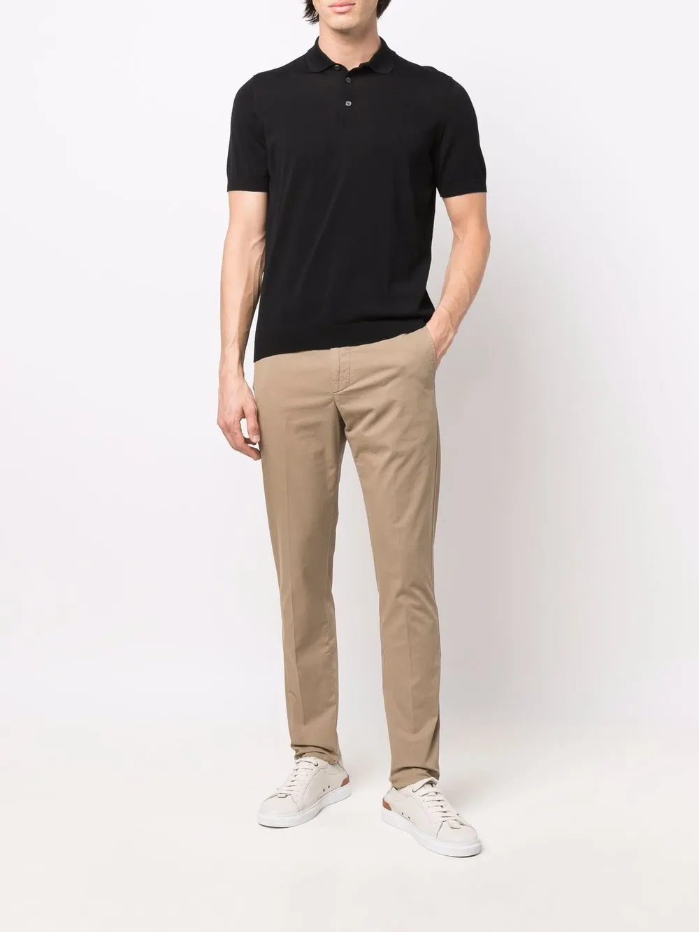 DONDUP Katoenen chino - Beige
