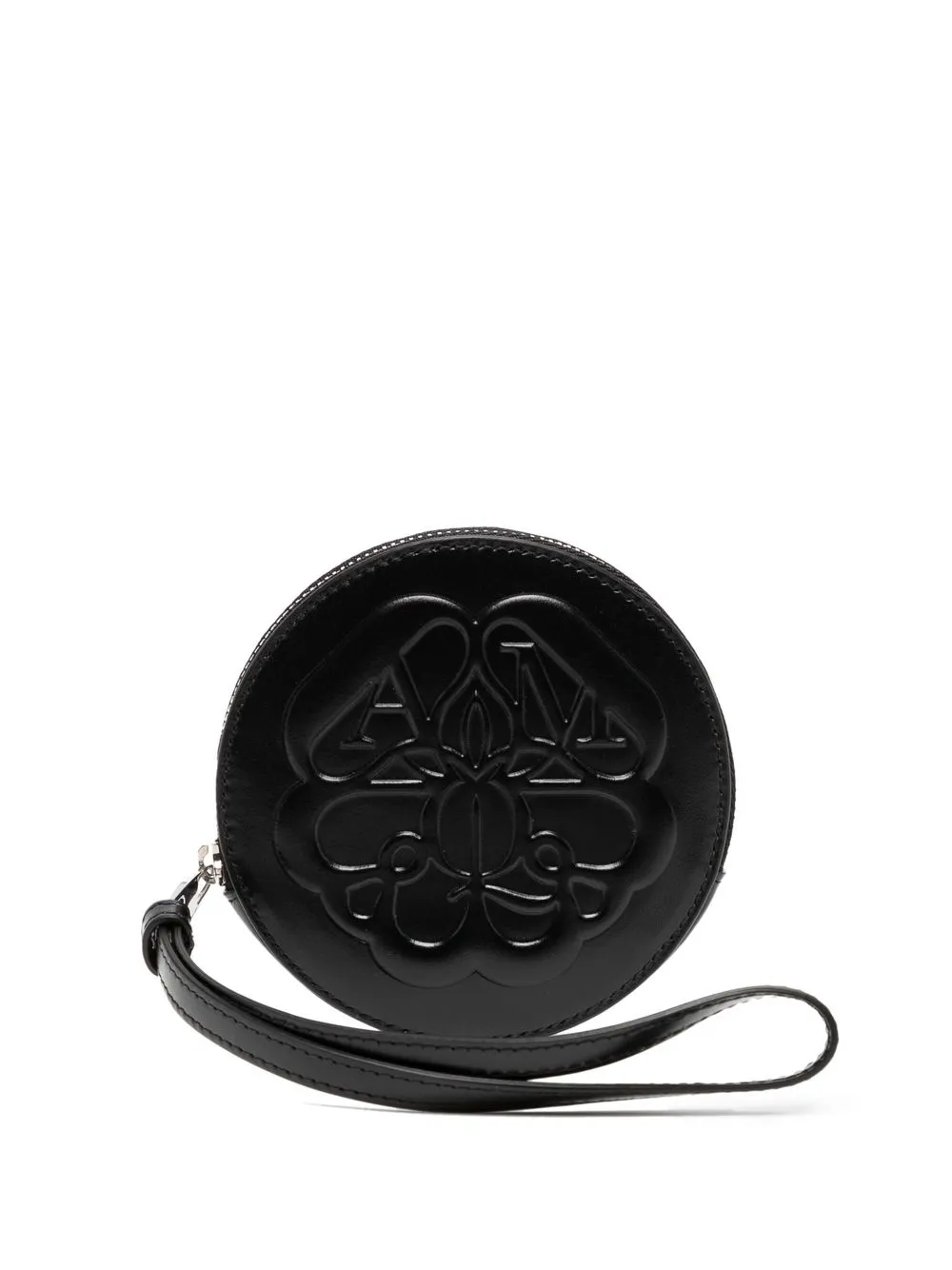 

Alexander McQueen cartera con logo en relieve - Negro