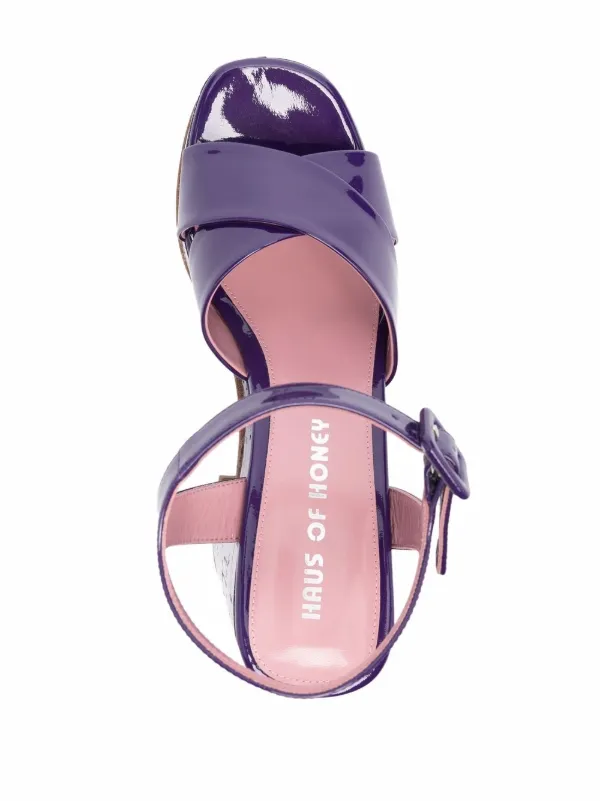 Haus Of Honey Pumps Mit berkreuzten Riemen 125mm Farfetch