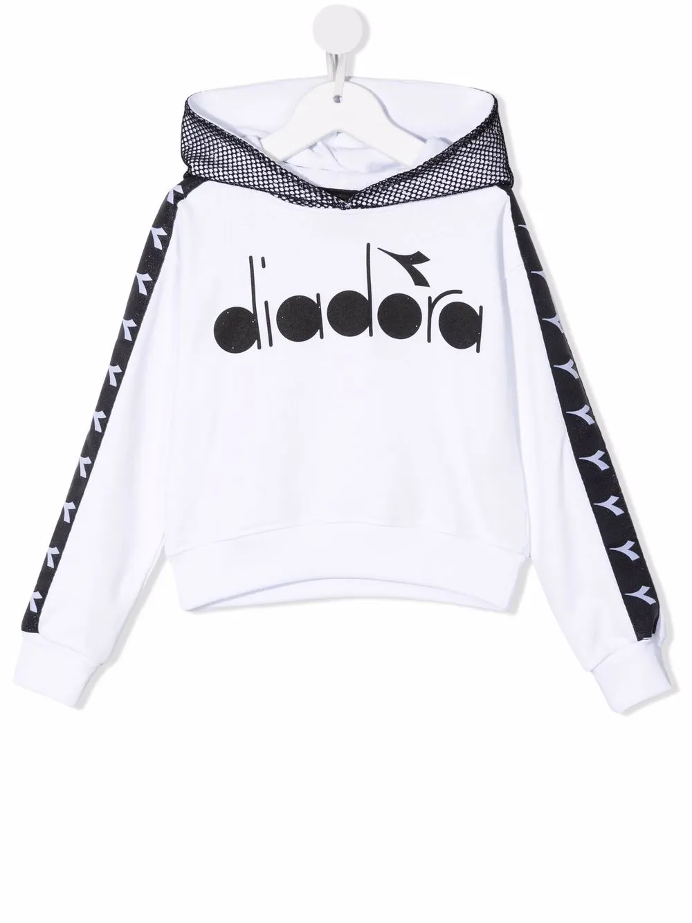 

Diadora Junior hoodie con estampado gráfico - Blanco