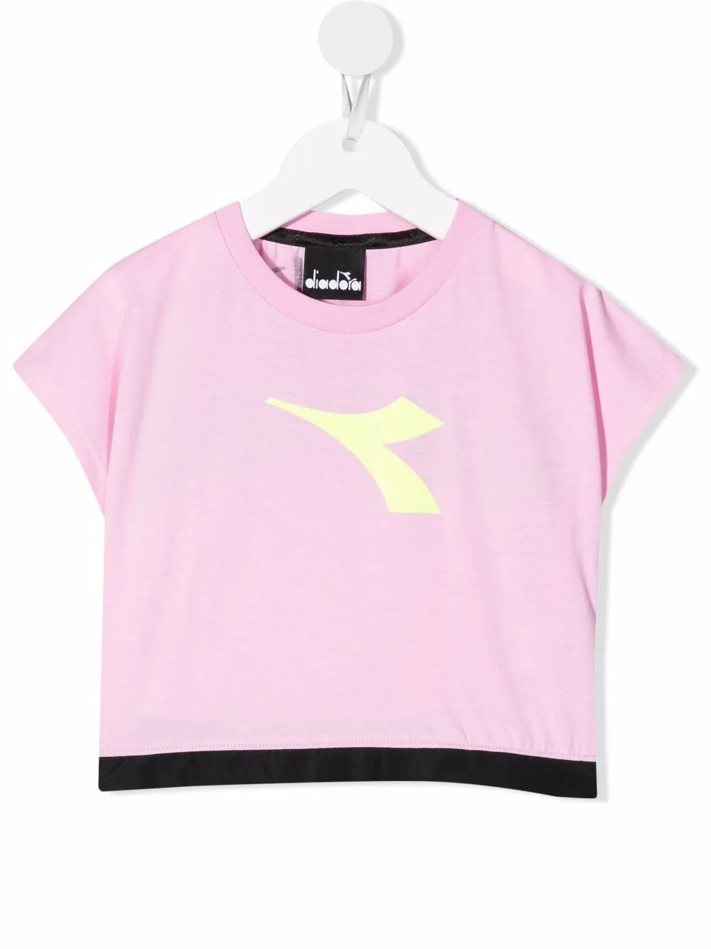 

Diadora Junior playera con estampado gráfico - Rosado