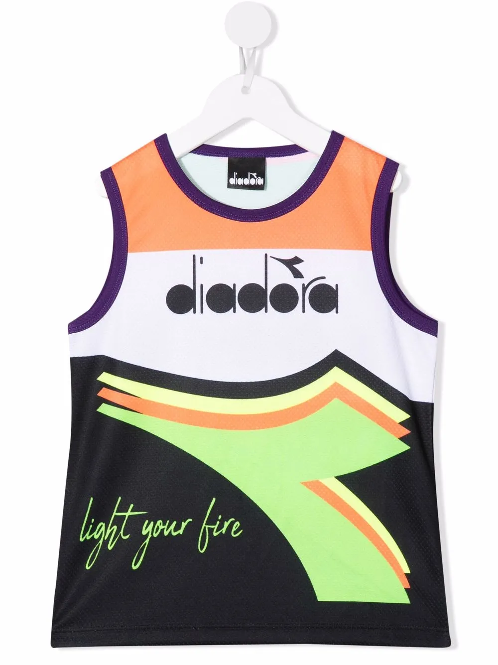 

Diadora Junior chaleco con estampado gráfico - Negro