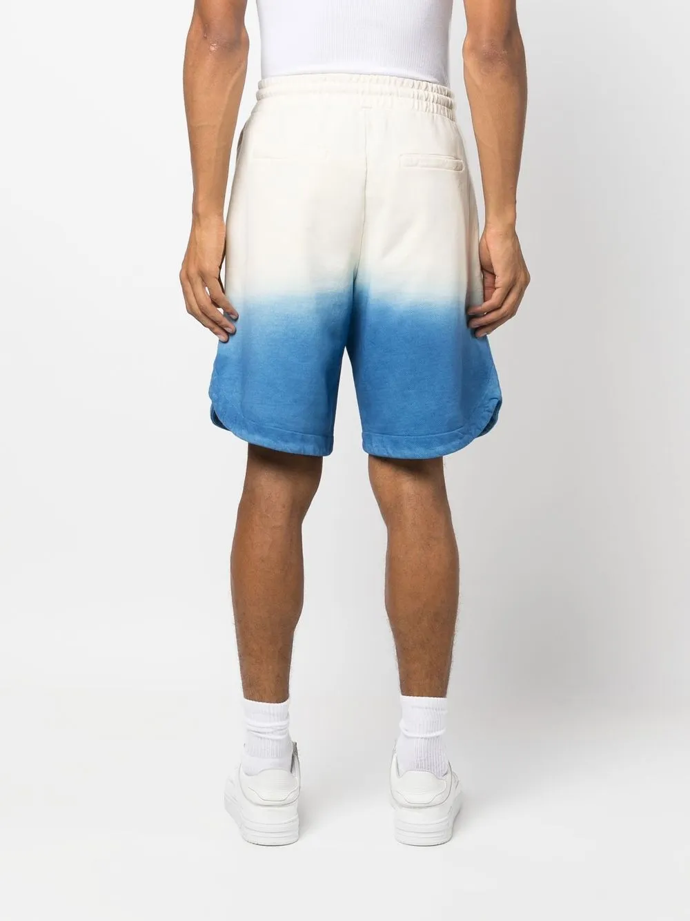 Shop Iceberg Kailand O. Morris Tie-dye Shorts In Neutrals