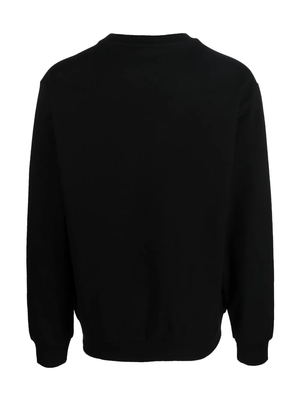 Moschino Sweater met logopatch - Zwart