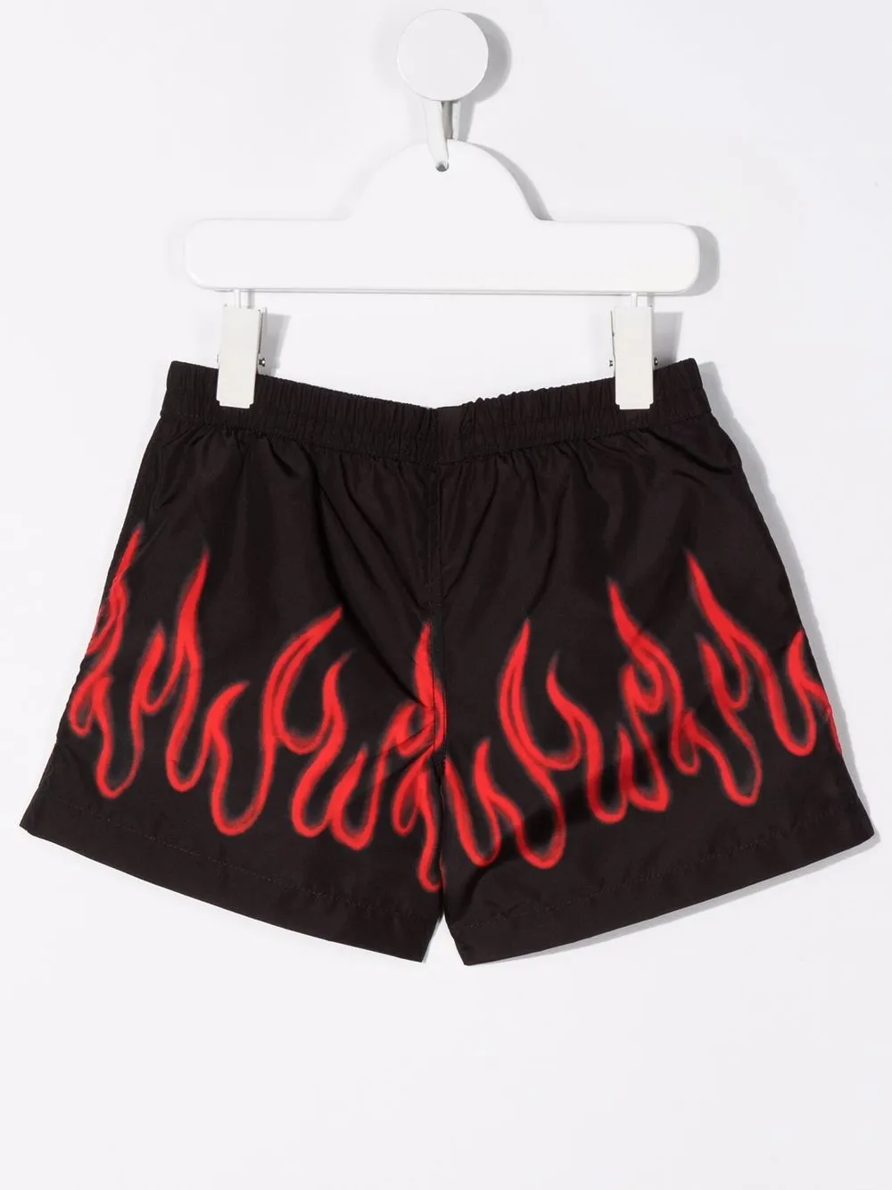 Vision Of Super Kids Shorts met vlammenprint - Zwart