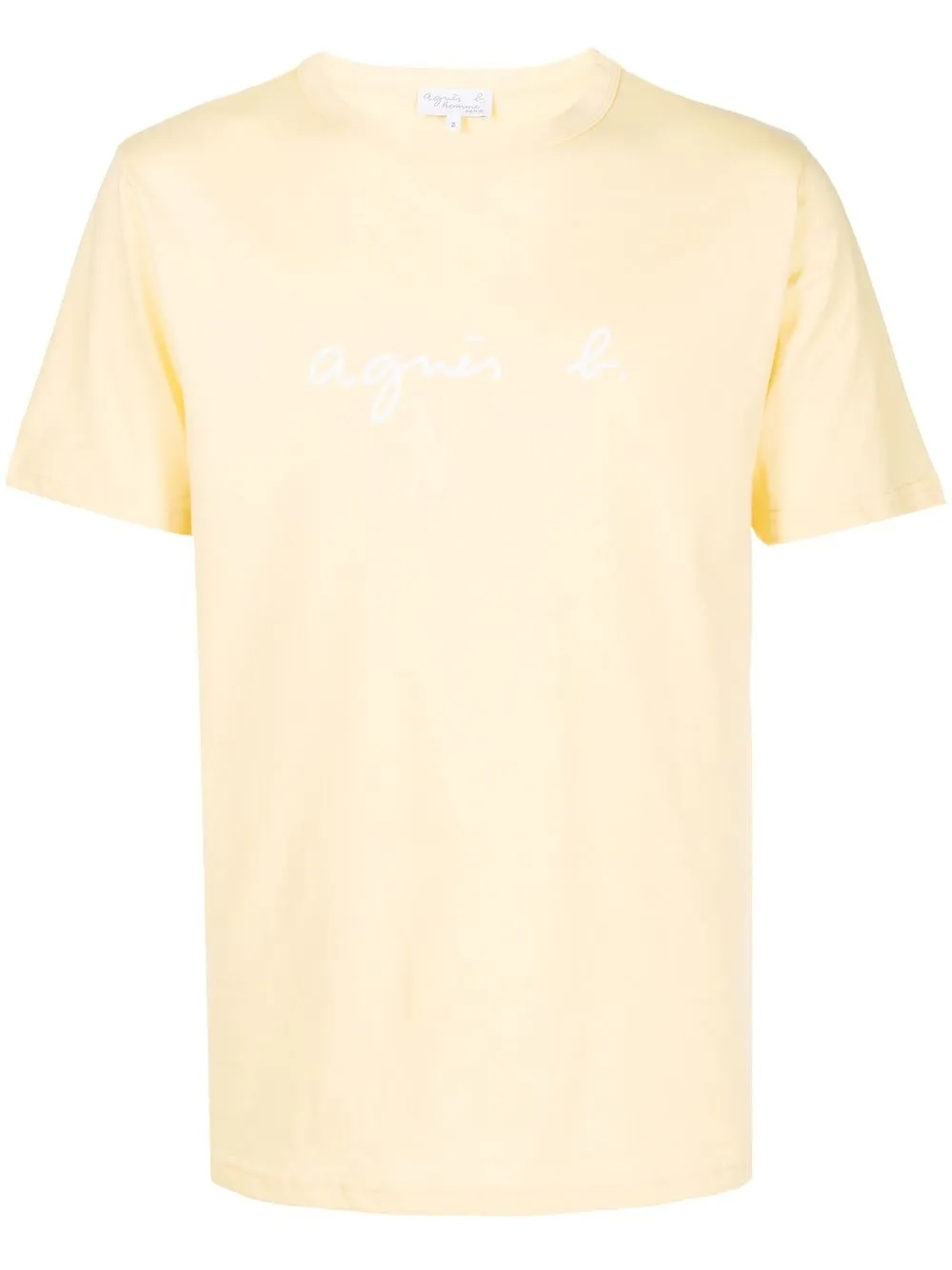 

agnès b. playera con logo estampado - Amarillo