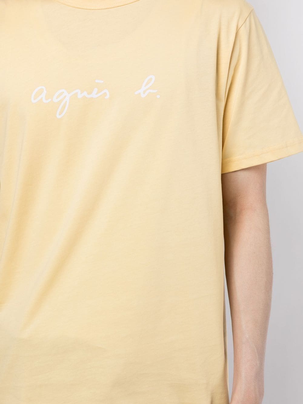agnès b. logo-print T-shirt | Smart Closet