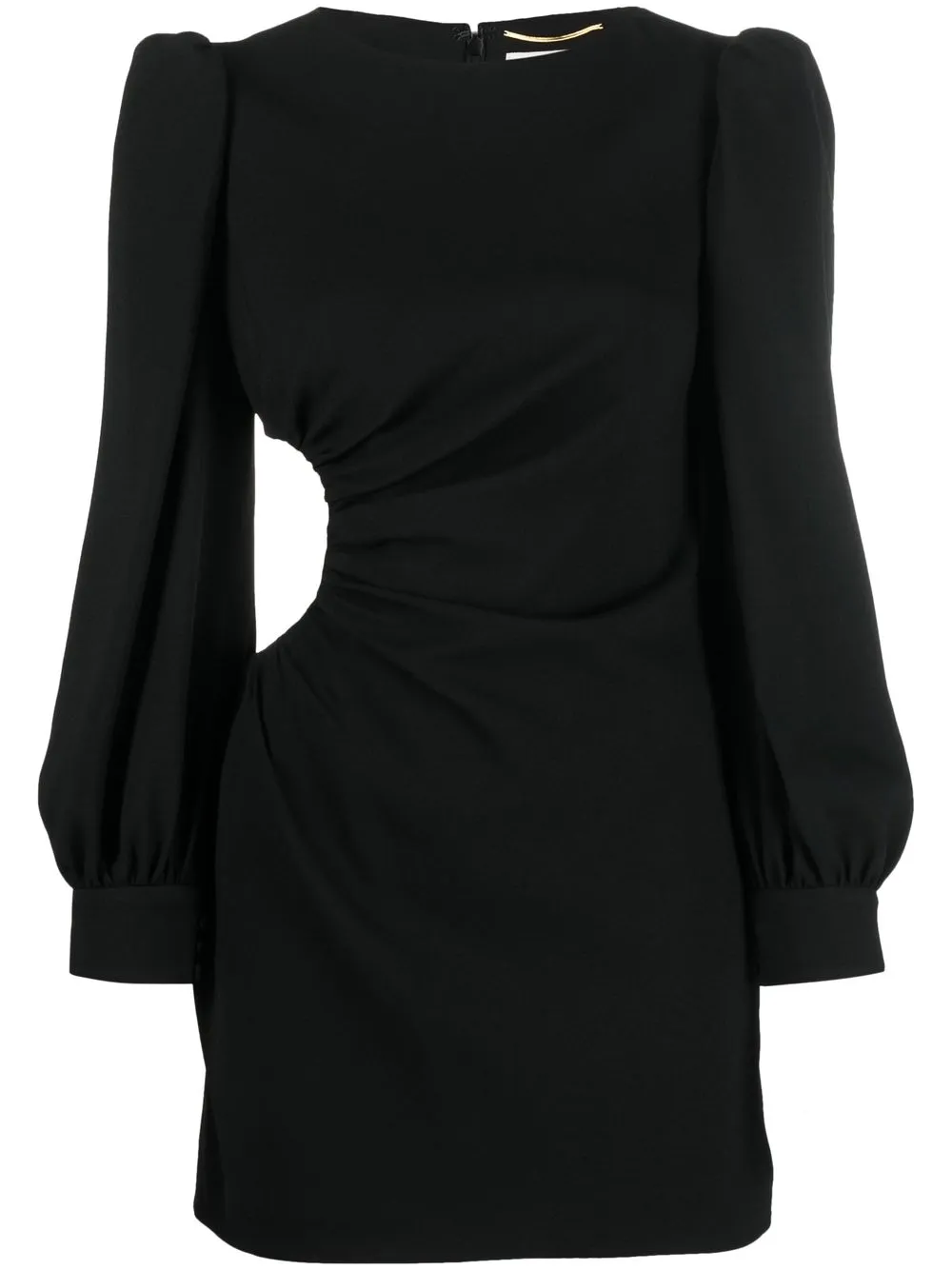 

Saint Laurent cut-out draped dress - Black
