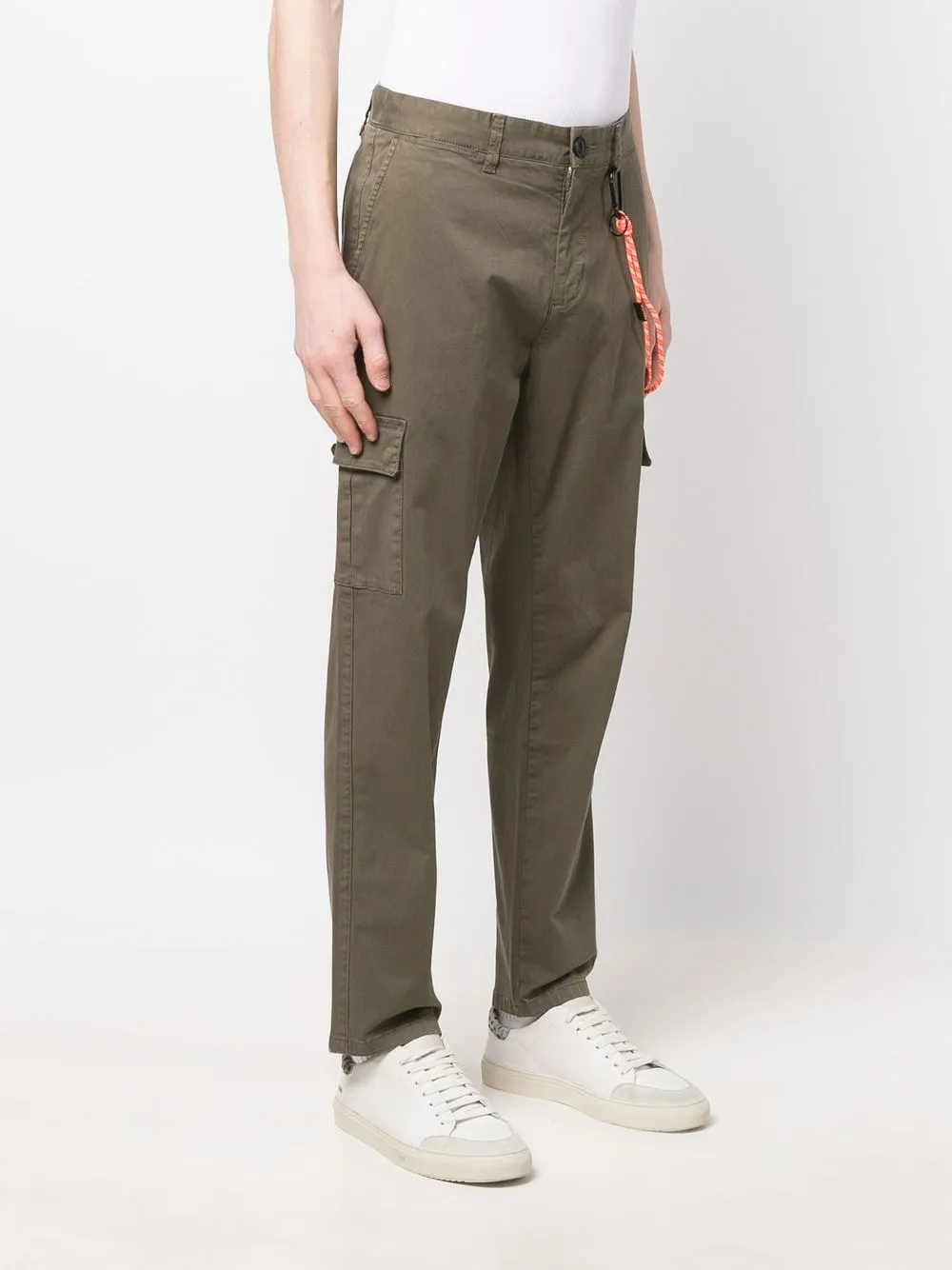 Sun68 Broek met zakdetail Groen