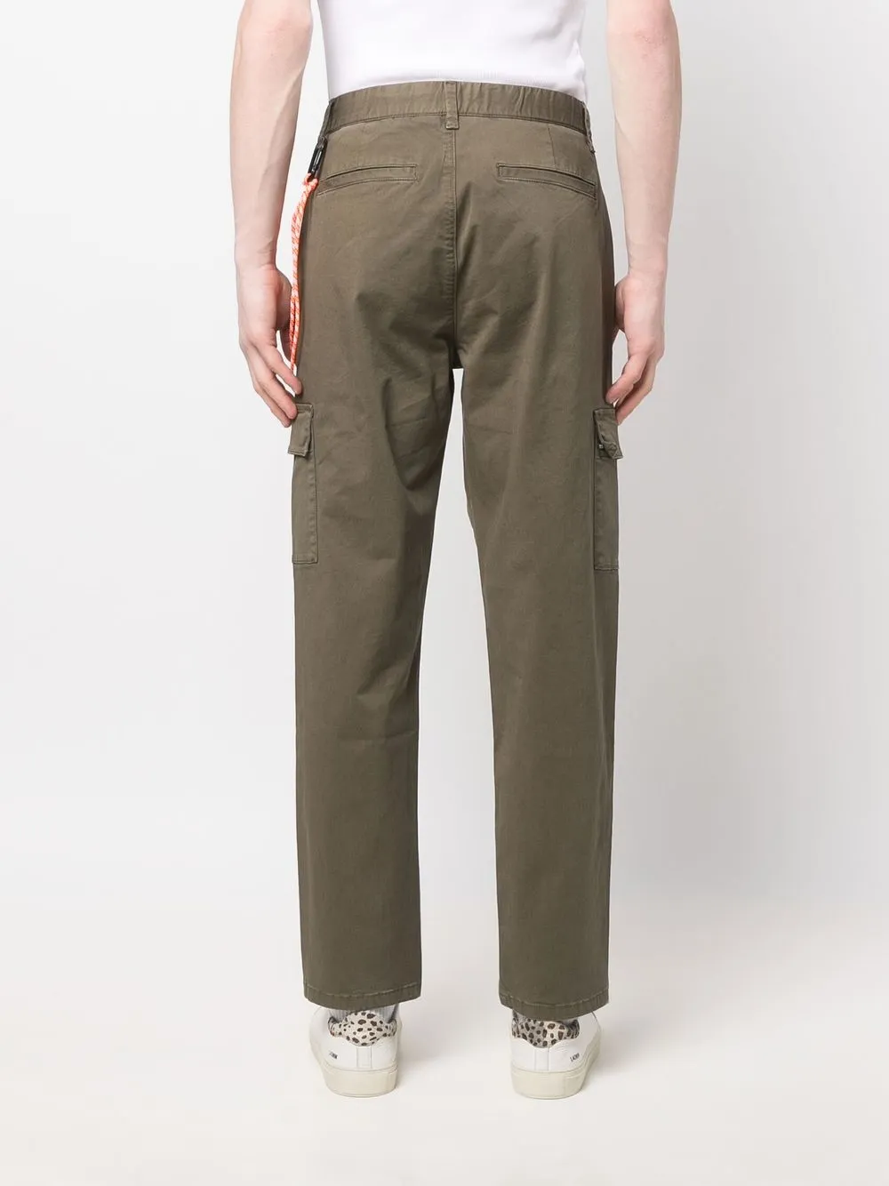 Sun68 Broek met zakdetail Groen