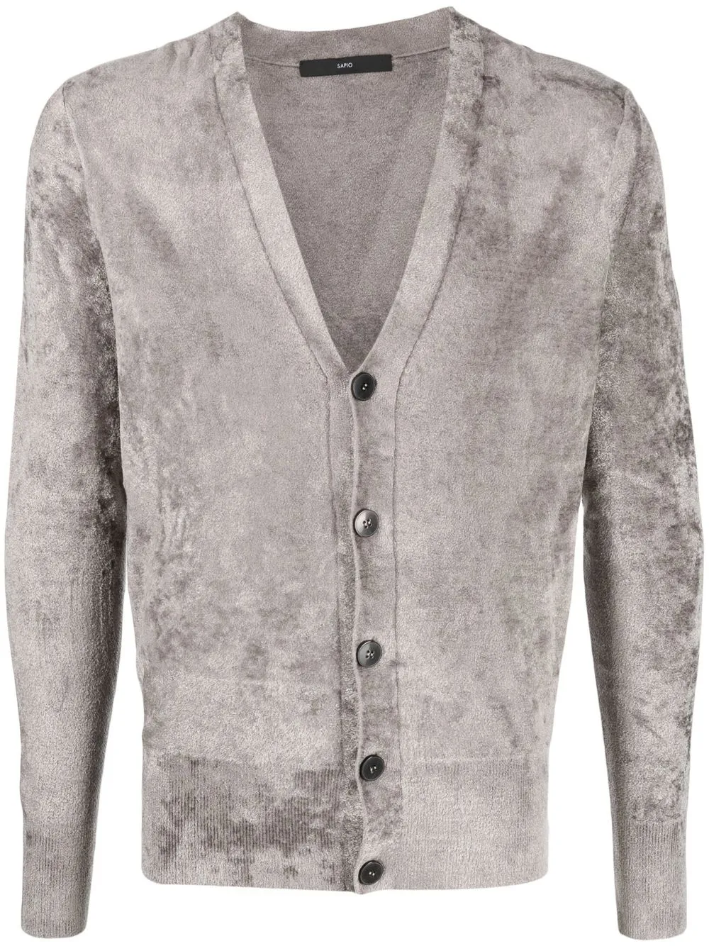 

SAPIO cárdigan con cuello en V - Gris