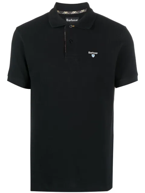 Barbour - logo embroidered polo shirt