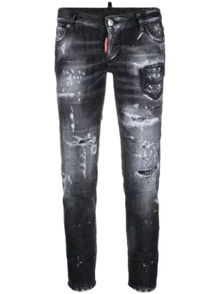 DSQUARED2 ディースクエアード 新品 フロントジップデニム 42 絡ん