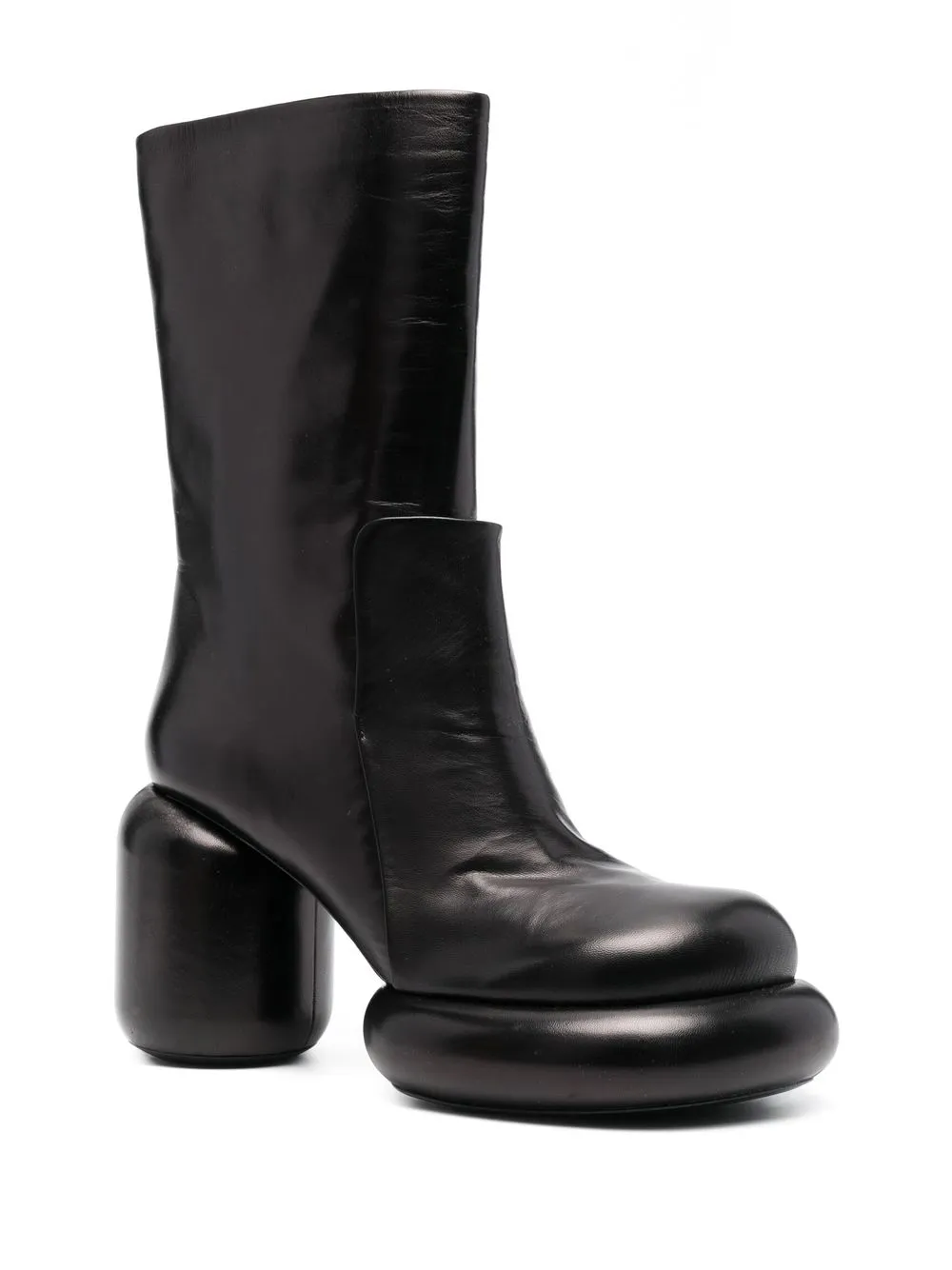 Image 2 of Jil Sander leather 110mm platform boots