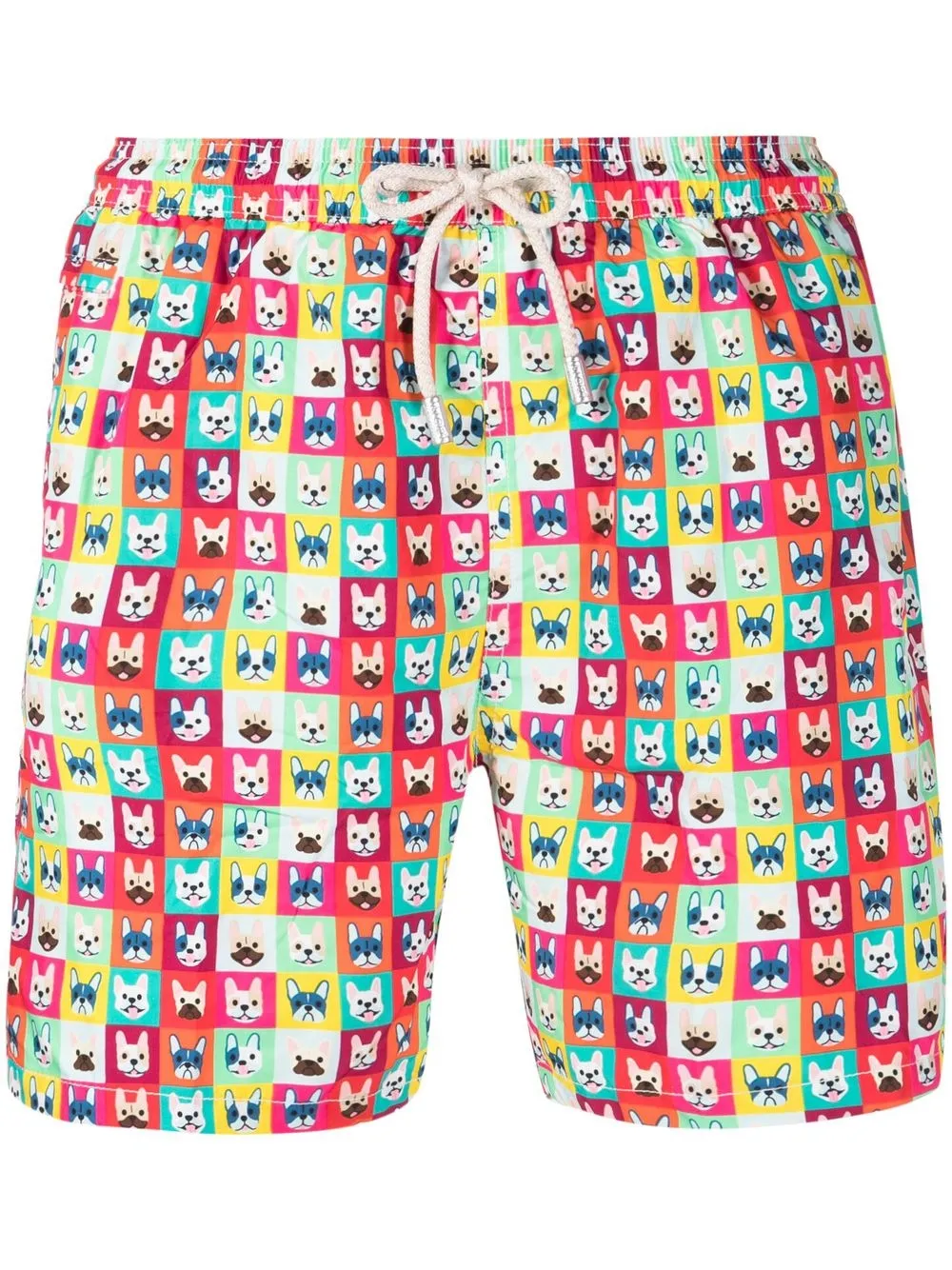

MC2 Saint Barth shorts de playa con animal print - Rojo