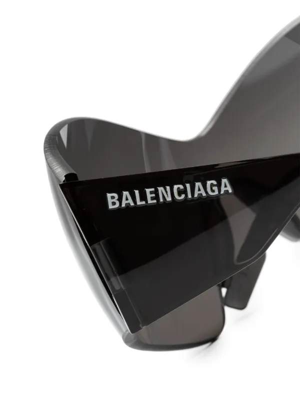 Balenciaga Eyewear Mask butterfly-frame Sunglasses | Black
