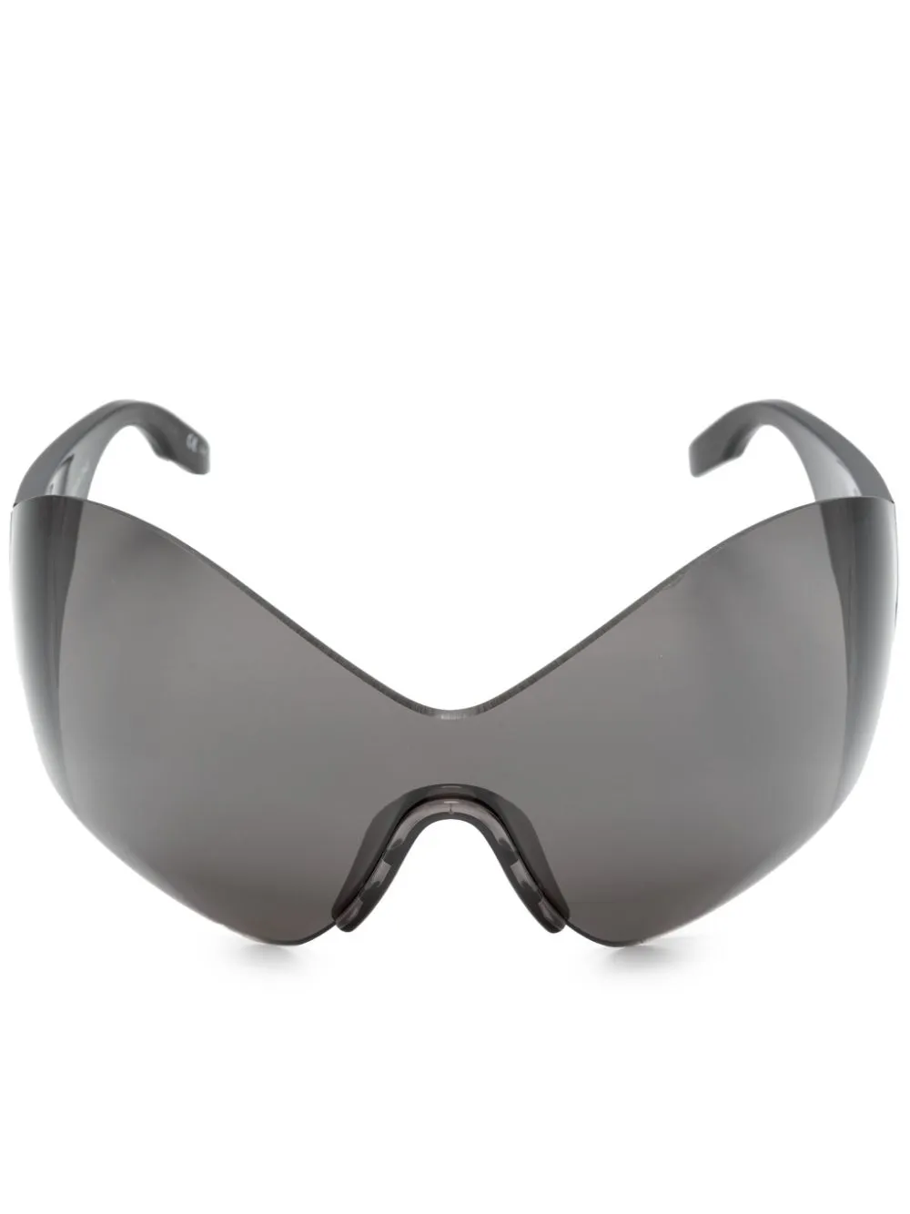 Balenciaga Eyewear Mask butterfly-frame Sunglasses | Black | FARFETCH