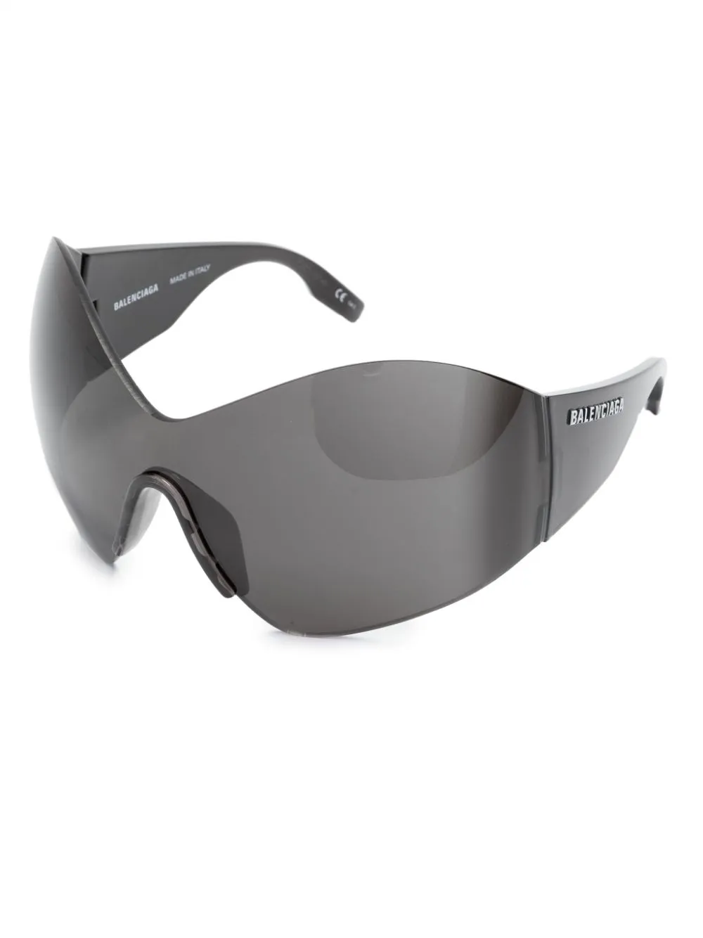 Balenciaga Eyewear Mask butterfly-frame Sunglasses | Black | FARFETCH TW