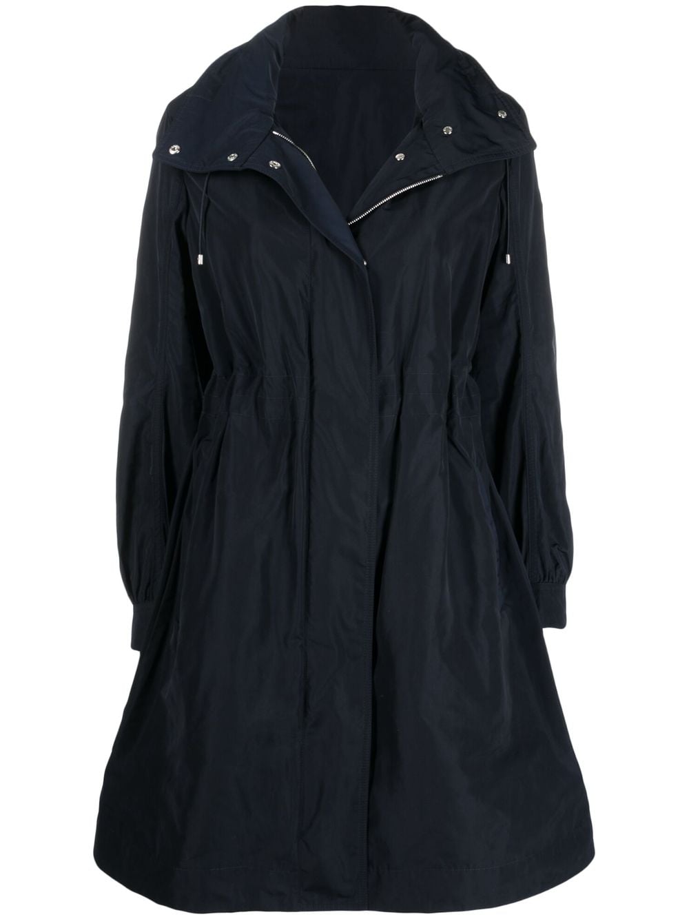 Moncler Kourou Long Parka In Blau | ModeSens