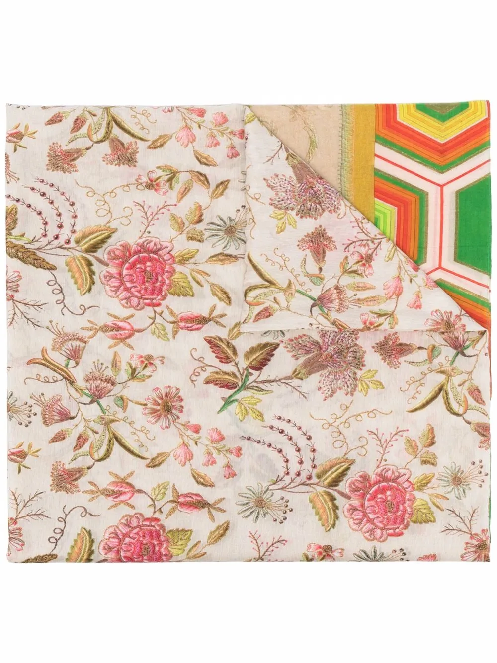 

Pierre-Louis Mascia mascada con estampado floral - Neutro