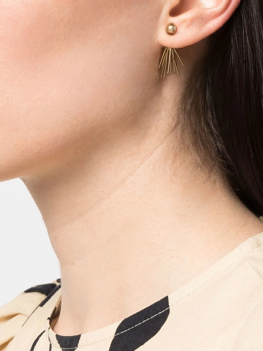Avgvst Oorbellen met spikes - Goud