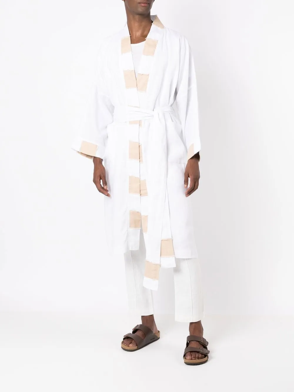 Handred Linnen pantalon - Wit