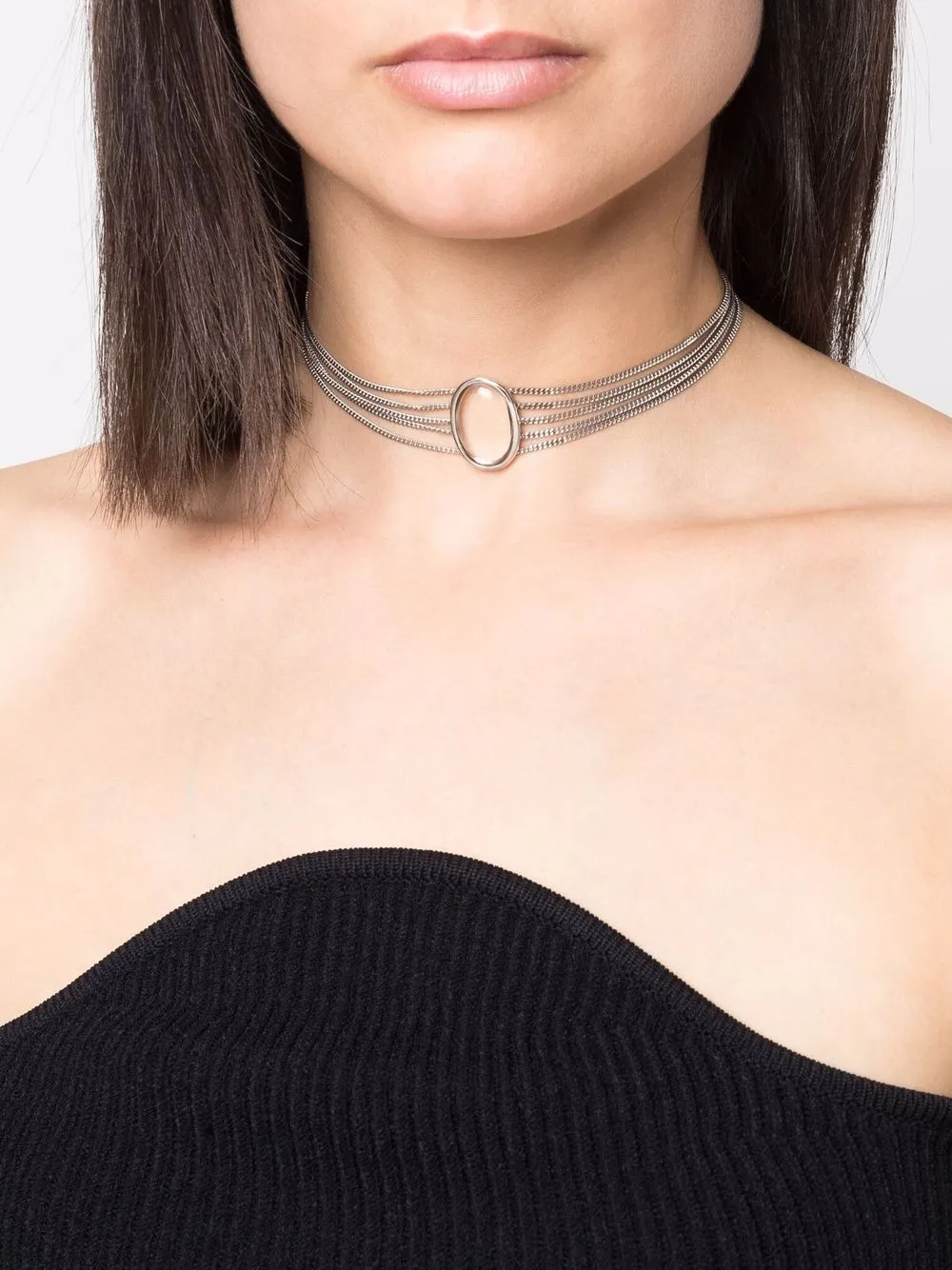 Avgvst Halsketting met hanger - Zilver