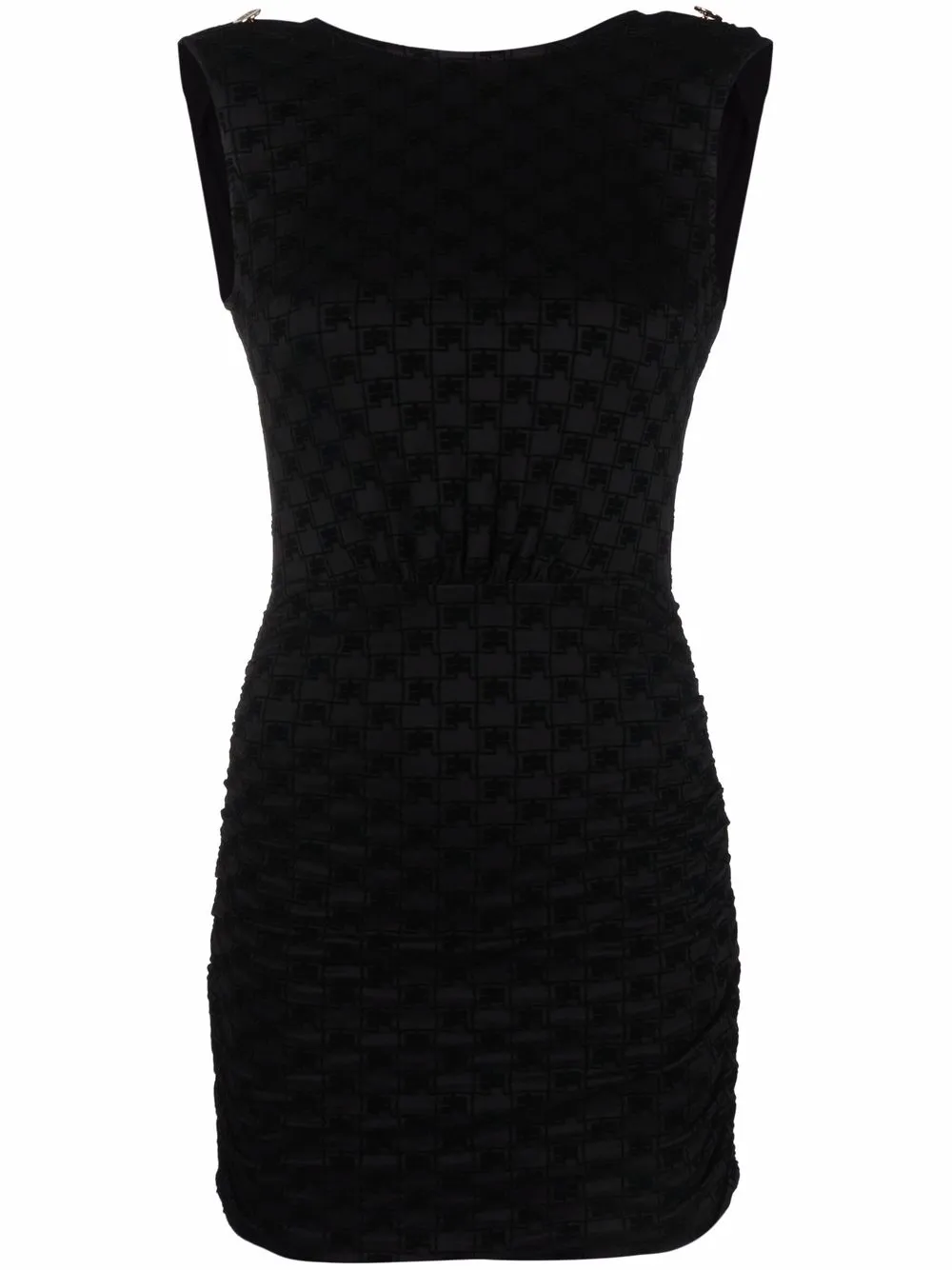 Elisabetta Franchi Mini-jurk met kettingdetail Goud