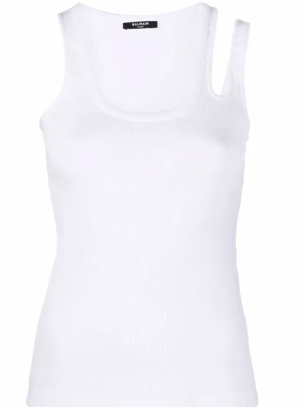 Balmain cut-out Vest Top - Farfetch