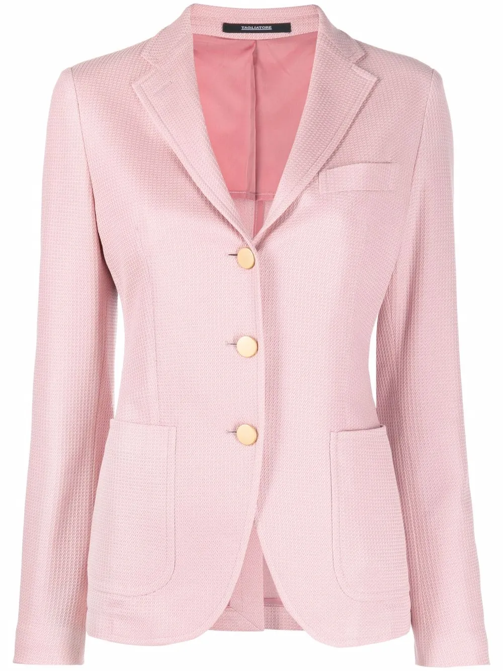 

Tagliatore blazer ajustado con botones - Rosado