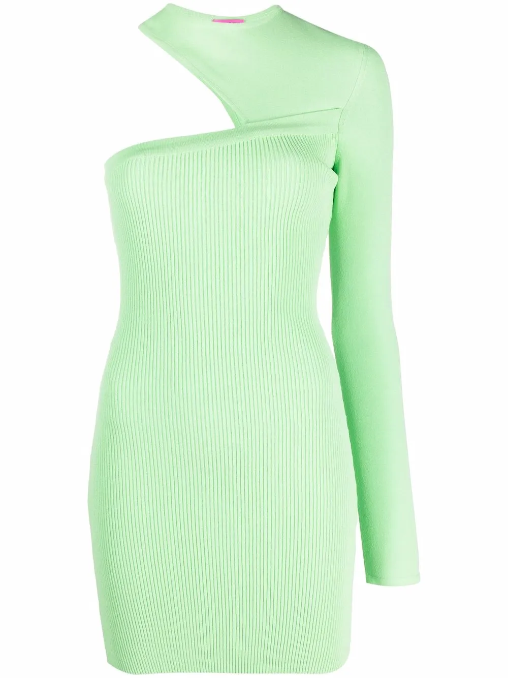 

GAUGE81 one-shoulder mini dress - Green